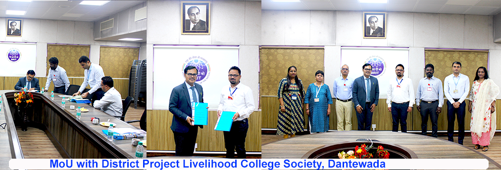 MoU with District Project Livelihood College Society, Dantewada