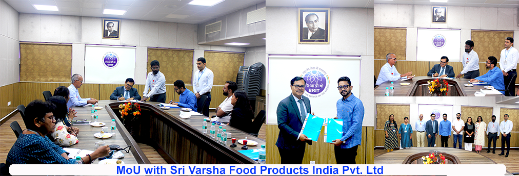 MoU with Sri Varsha Food Products India Pvt. Ltd