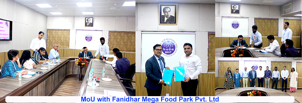 MoU with Fanidhar Mega Food Park Pvt. Ltd