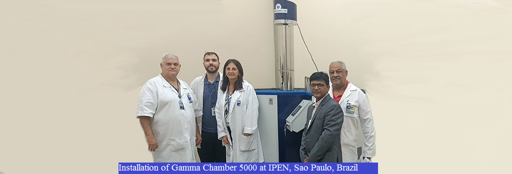 Installation of Gamma Chamber 5000 at IPEN, Sao Paulo, Brazil 