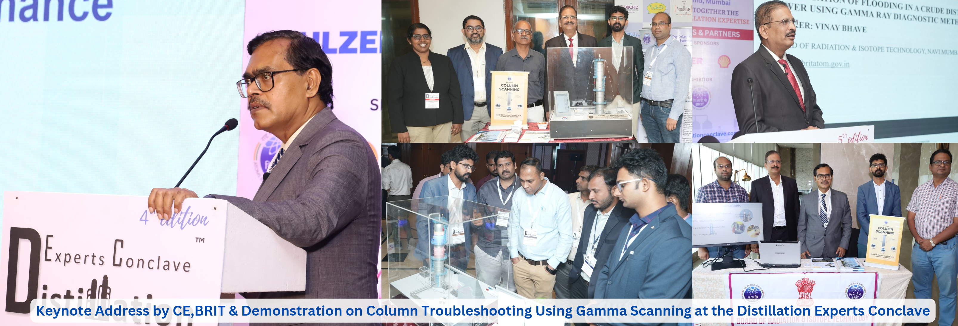 Showcasing Column Troubleshooting through Gamma Scanning at Distillation Experts Conclave